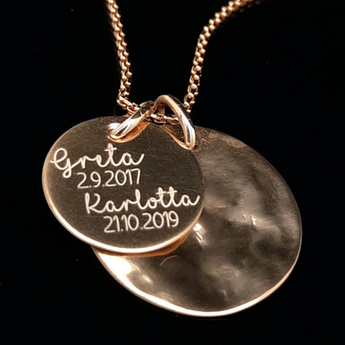 Anhänger mit Gravur